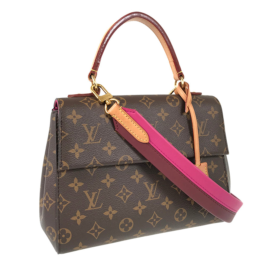 LOUIS VUITTON Monogram Cluny BB M42738 Hand bag