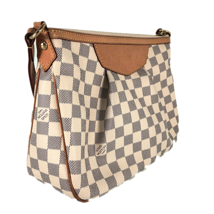 LOUIS VUITTON Damier Azure Syracuse PM N41113 Shoulder bag