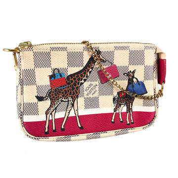 LOUIS VUITTON Damier Azur Mini Pochette Accessoires N62200 Pouch