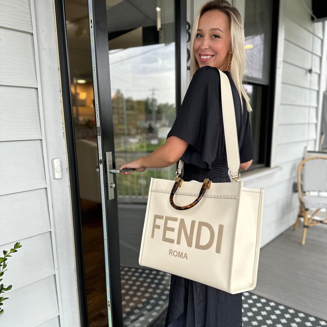 Fendi Sunshine Shopper Tote