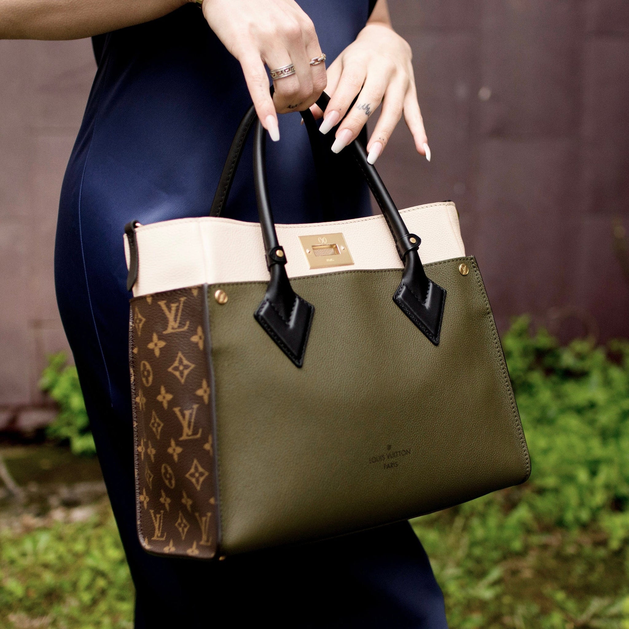 Louis Vuitton Monogram On My Side Tote MM