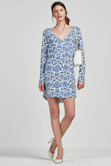 Porcelain Print Dress