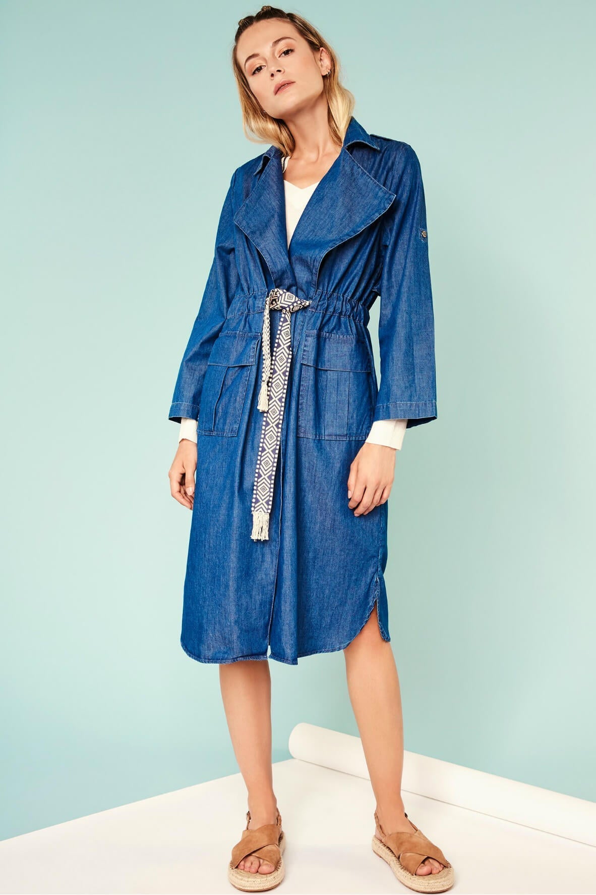 Elliot Denim Trench