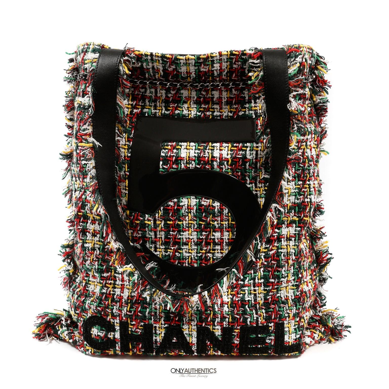 Chanel Multicolor Tweed No. 5 Tote