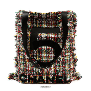 Chanel Multicolor Tweed No. 5 Tote