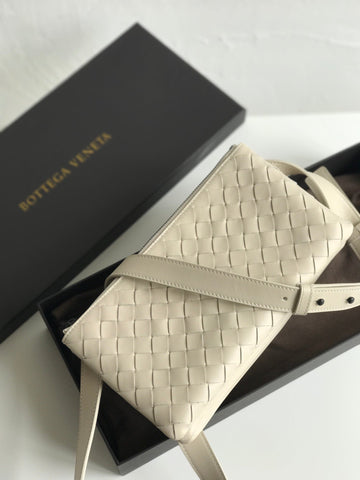 BV Crossbody Bag White, For Womtlm, Bags 10.2in/26cm