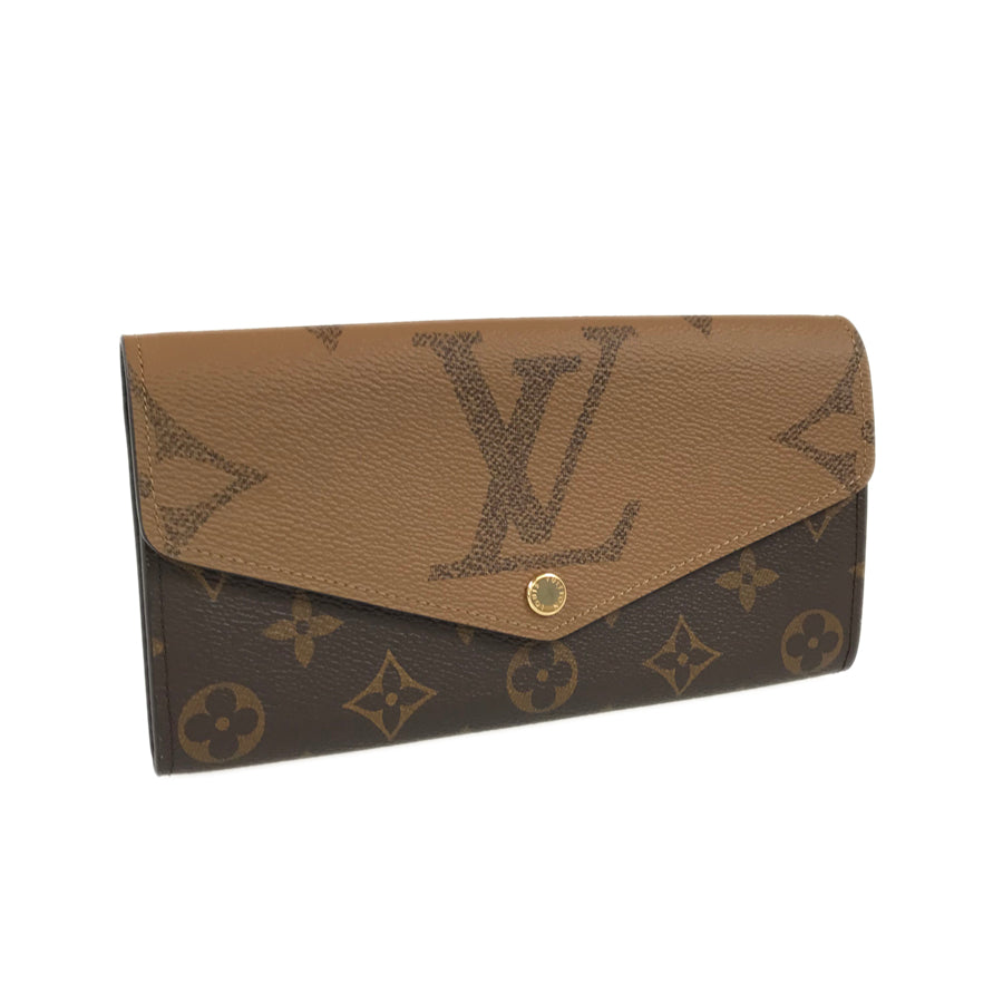 LOUIS VUITTON Monogram Giant Reverse Portefeiulle Sarah M80726 Long wallet Folding cover lid