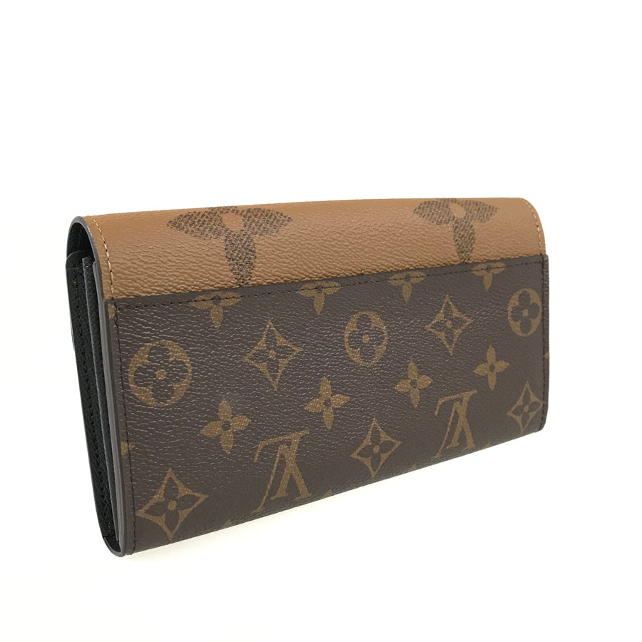 LOUIS VUITTON Monogram Giant Reverse Portefeiulle Sarah M80726 Long wallet Folding cover lid