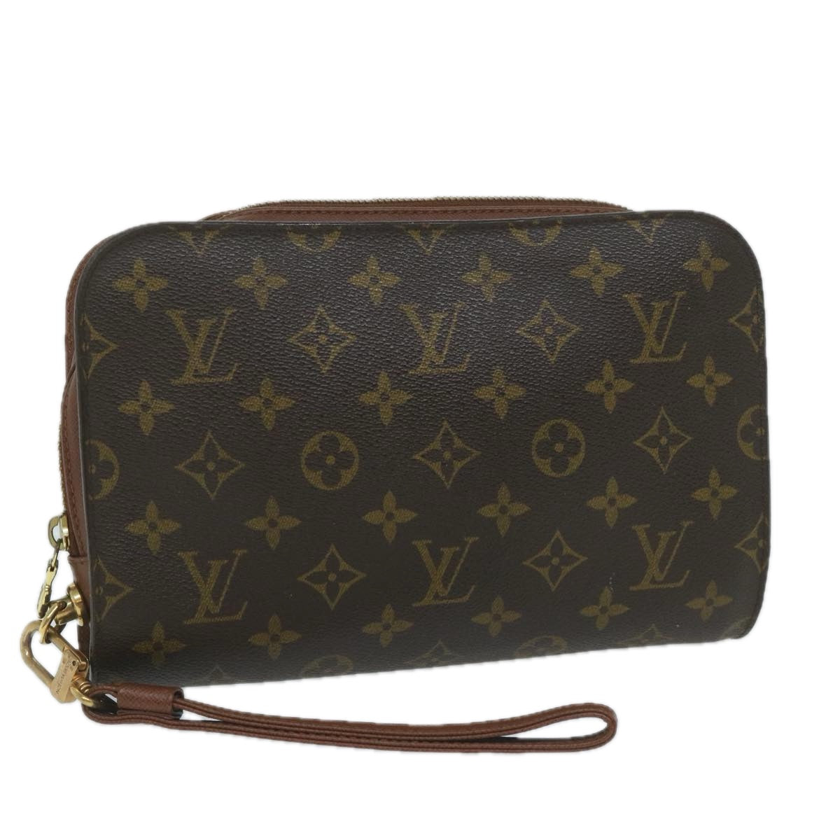 LOUIS VUITTON Monogram Orsay Clutch Bag M51790 LV Auth tb948