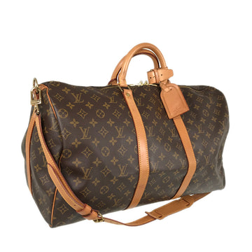 LOUIS VUITTON monogram keepall bandouliere 50 2WAY Boston bag