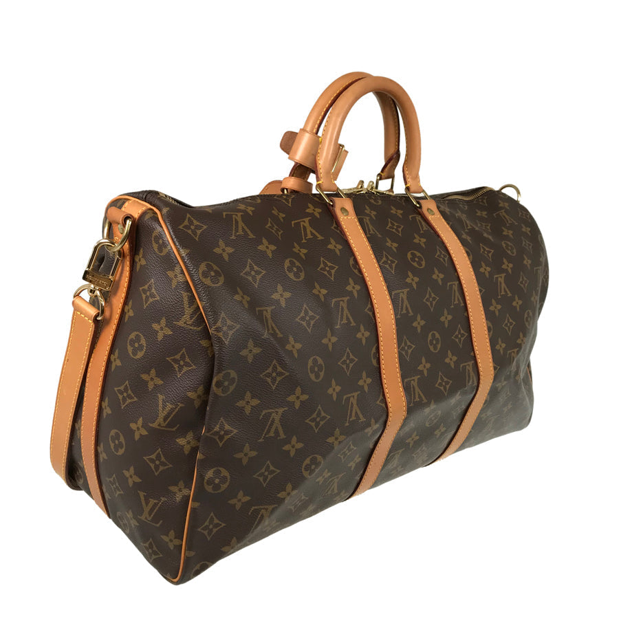 LOUIS VUITTON monogram keepall bandouliere 50 2WAY Boston bag
