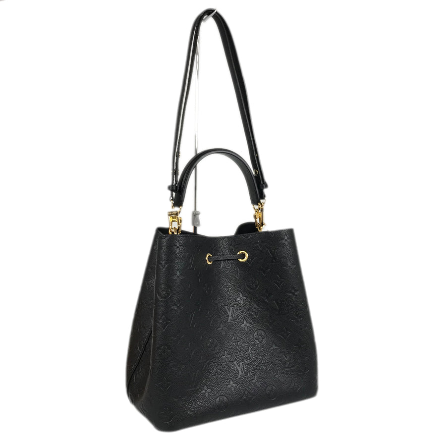 LOUIS VUITTON Monogram Emplant Neonoe 2WAY Shoulder Handbag