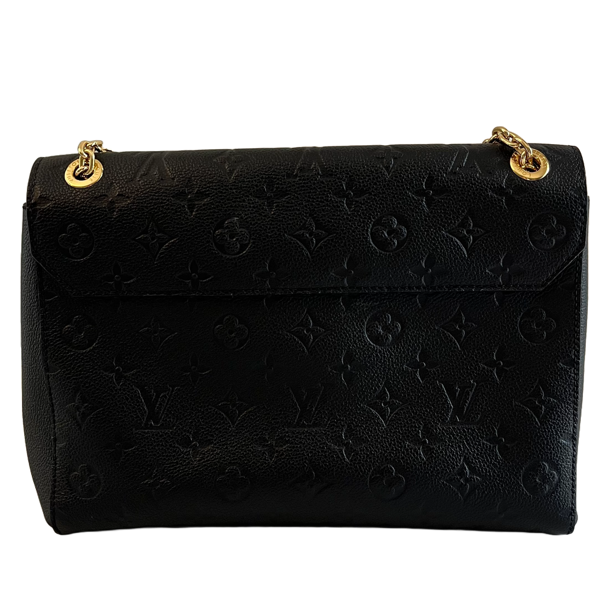 Louis Vuitton Vavin MM, Black Empreinte Leather