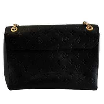 Louis Vuitton Vavin MM, Black Empreinte Leather