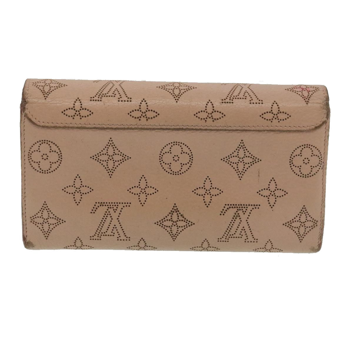 LOUIS VUITTON Mahina Portefeuille Iris Long Wallet Pink M60145 LV Auth th2483