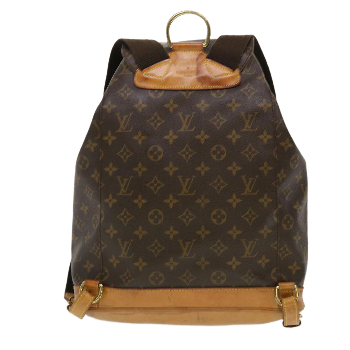 LOUIS VUITTON Monogram Montsouris GM Backpack M51135 LV Auth th3460