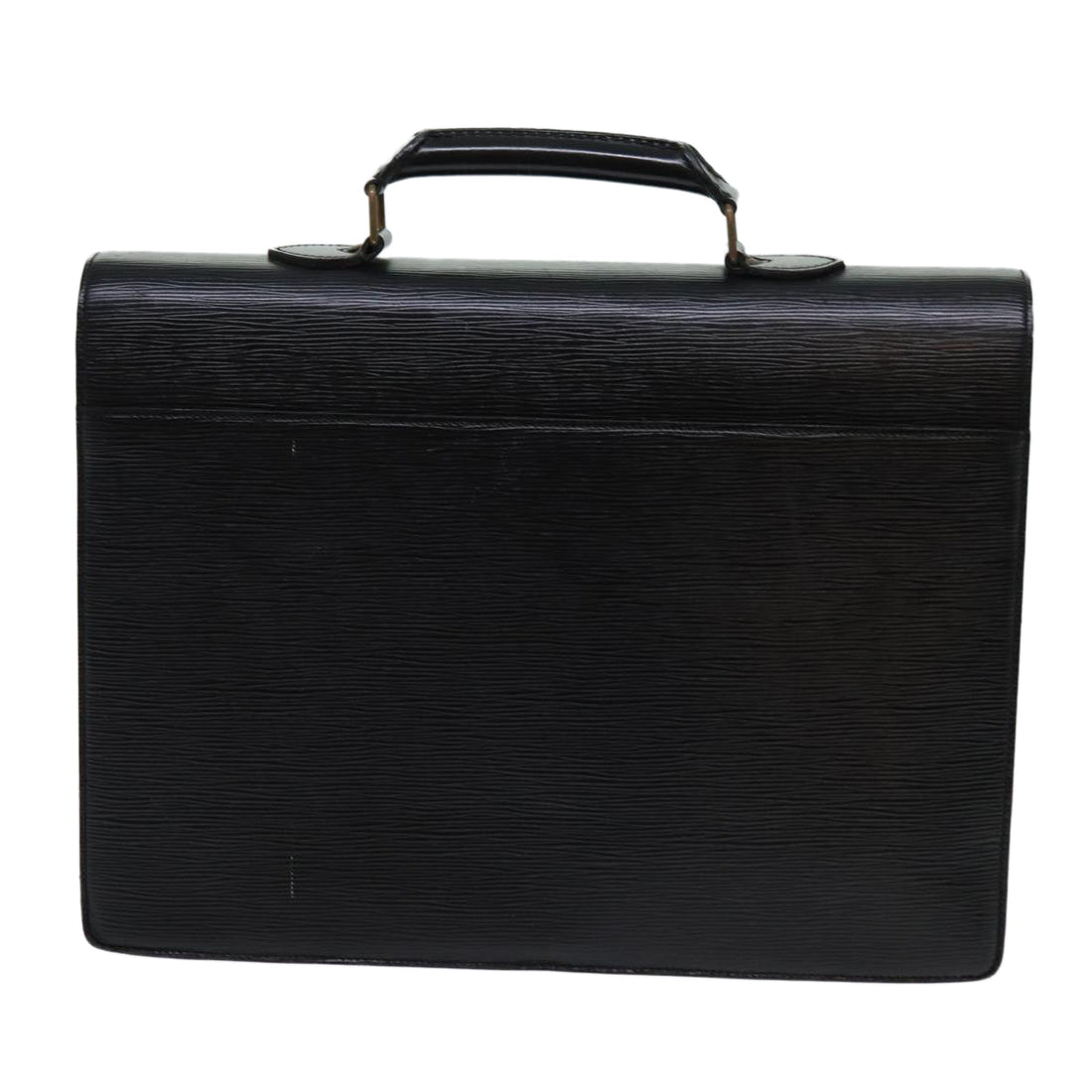 LOUIS VUITTON Epi Serviette Ambassador Business Bag Black M54412 LV Auth th4783