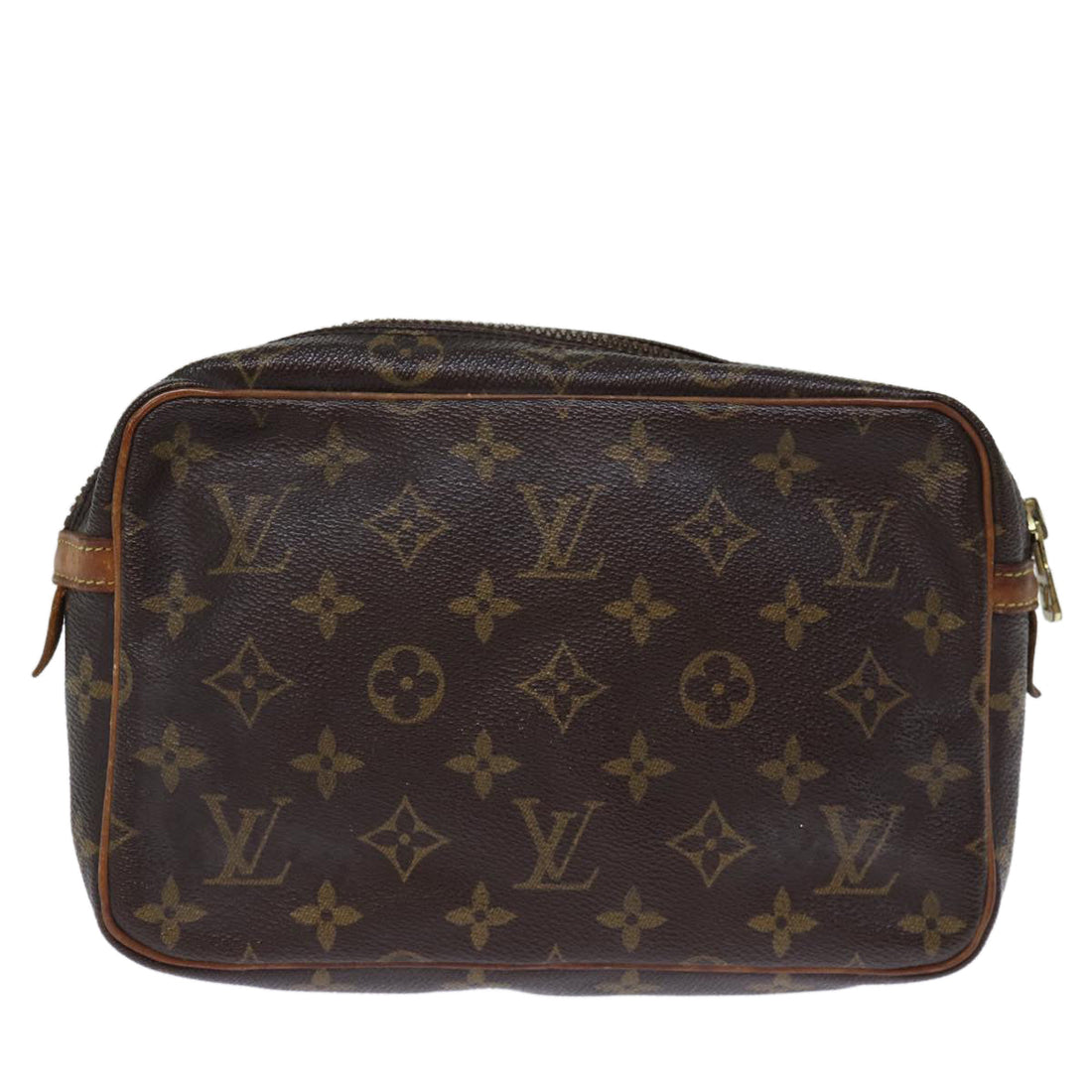 LOUIS VUITTON Monogram Compiegne 23 Clutch Bag M51847 LV Auth th4888