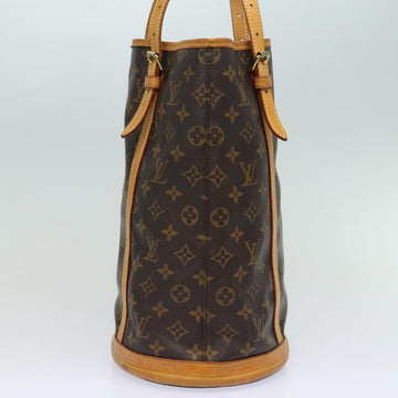 LOUIS VUITTON Monogram Bucket GM Shoulder Bag M42236 LV Auth th5056