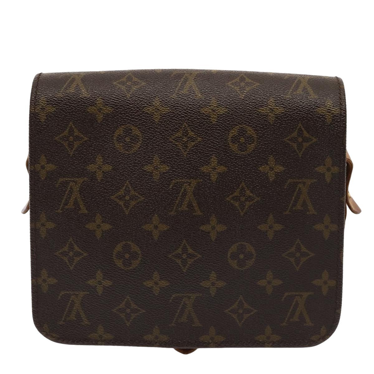 LOUIS VUITTON Monogram Cartouchiere MM Vintage Shoulder Bag M51253 Auth th5110