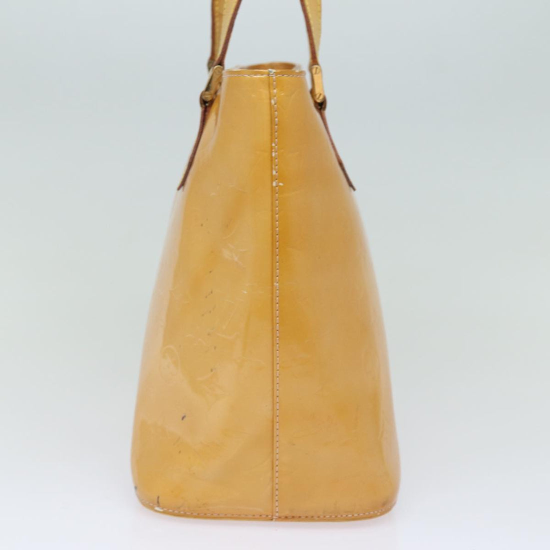 LOUIS VUITTON Monogram Vernis Houston Bag Marshmallow Pink M91302 LV Auth th5114