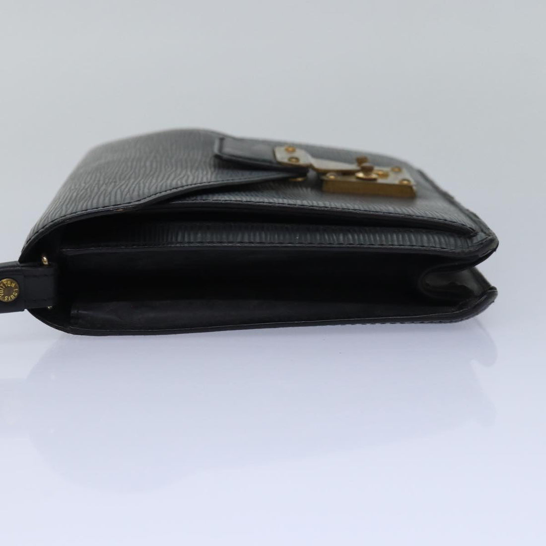 LOUIS VUITTON Epi Serie Dragonne Hand Bag Black Noir M52612 LV Auth th5123