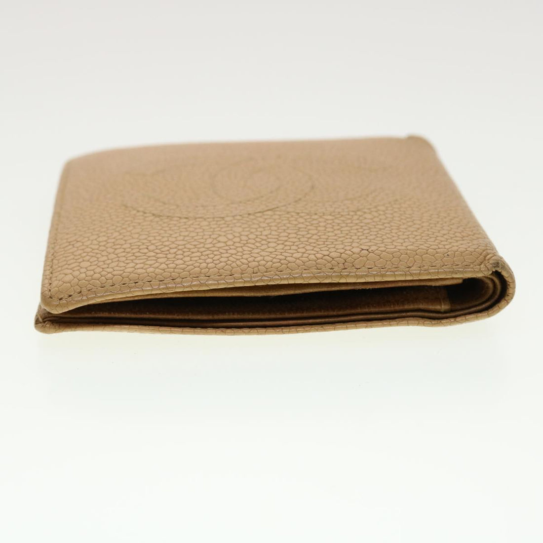 Chanel Wallet Caviar Skin Beige CC  ti1127