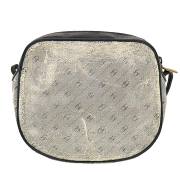 GUCCI Shoulder Bag PVC Leather Navy Gray Red  ti1146