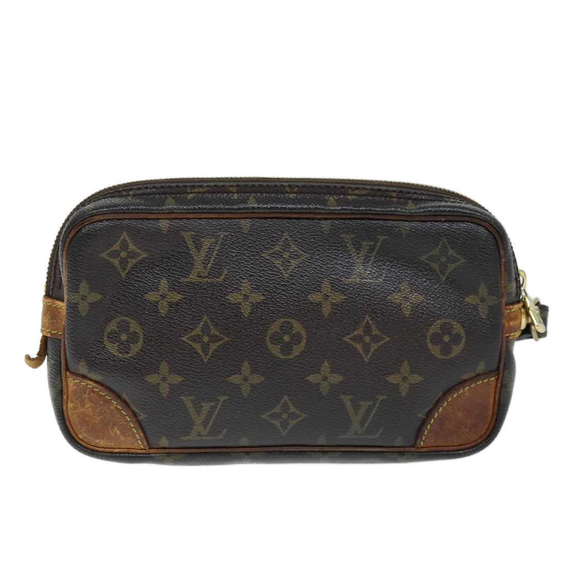 LOUIS VUITTON Monogram Marly Dragonne PM Clutch Bag M51827 LV Auth ti1709