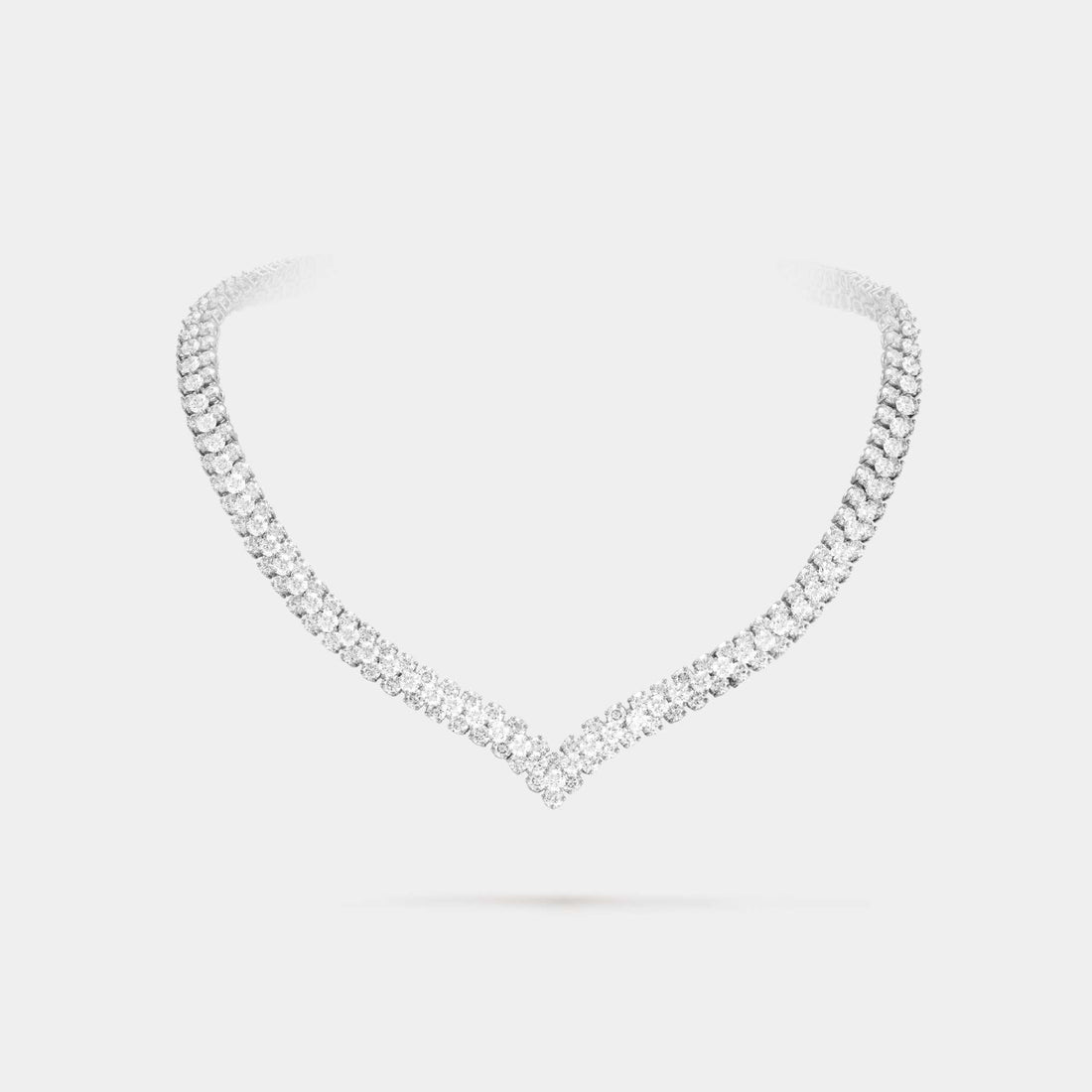À Cheval Transformable Necklace Platinum Diamond