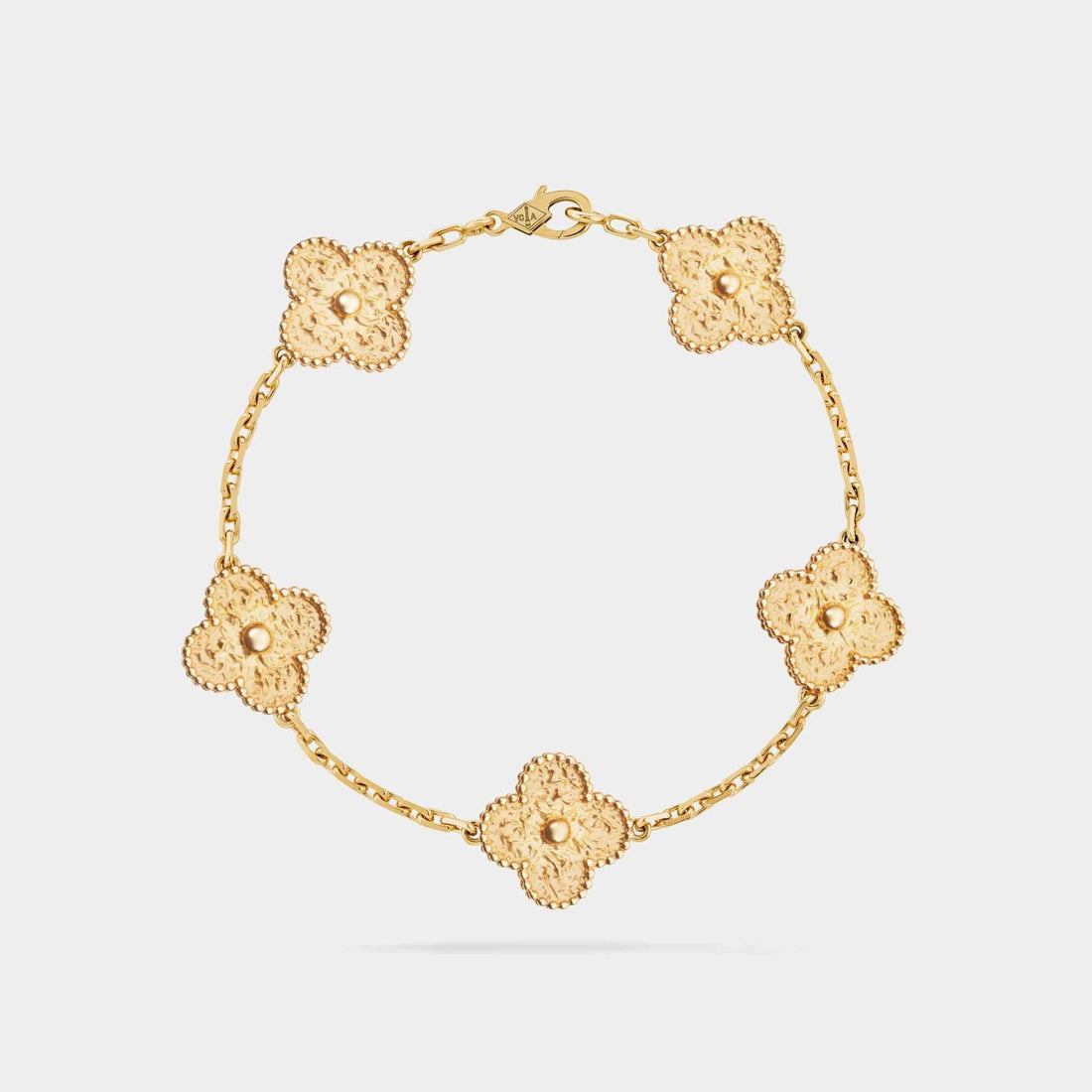 Alhambra Vintage Yellow Gold Motifs Bracelet