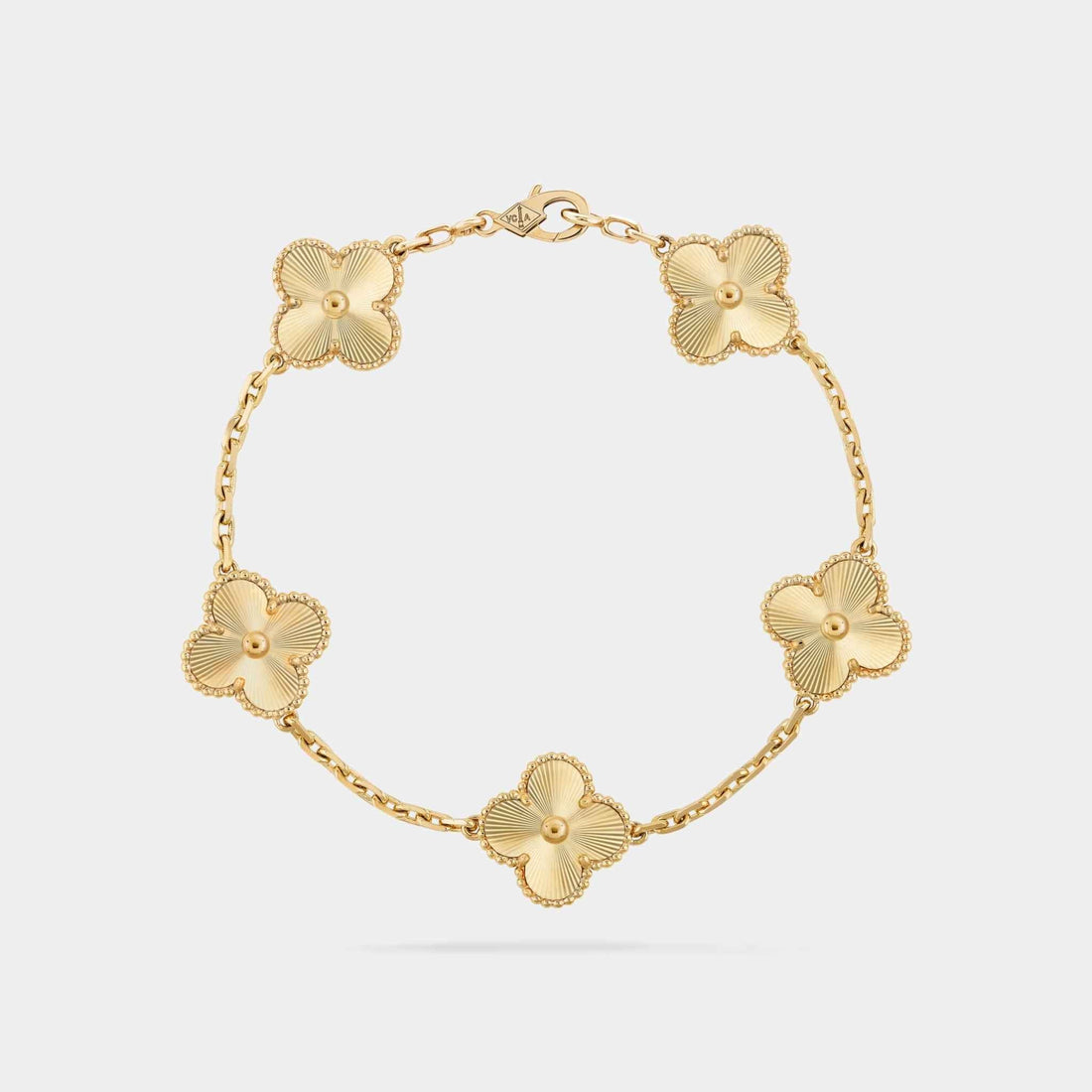 Alhambra Vintage Yellow Gold Motifs Bracelet