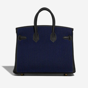 Birkin 25 Cote a Cote Tuffetage Swift Caban - Bleu Saphir