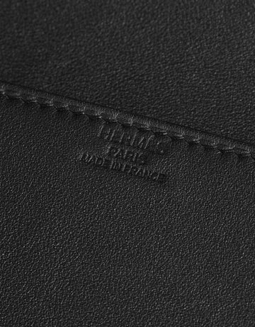 Birkin Cut Clutch Shadow Swift Black