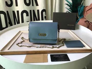 BV Crossbody Blue, For Womtlm, Bags 6.9in/17.5cm