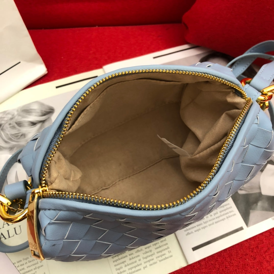 BV Crossbody Bag Blue, For Womtlm, Bags 9.4in/24cm