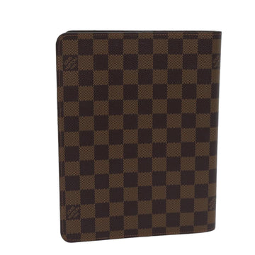 LOUIS VUITTON Damier Ebene Agenda Bureau Day Planner Cover R21065 Auth yk11446
