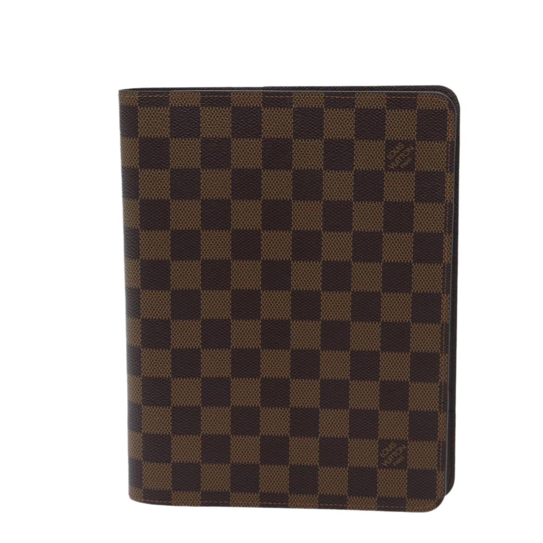 LOUIS VUITTON Damier Ebene Agenda Bureau Day Planner Cover R21065 Auth yk11446