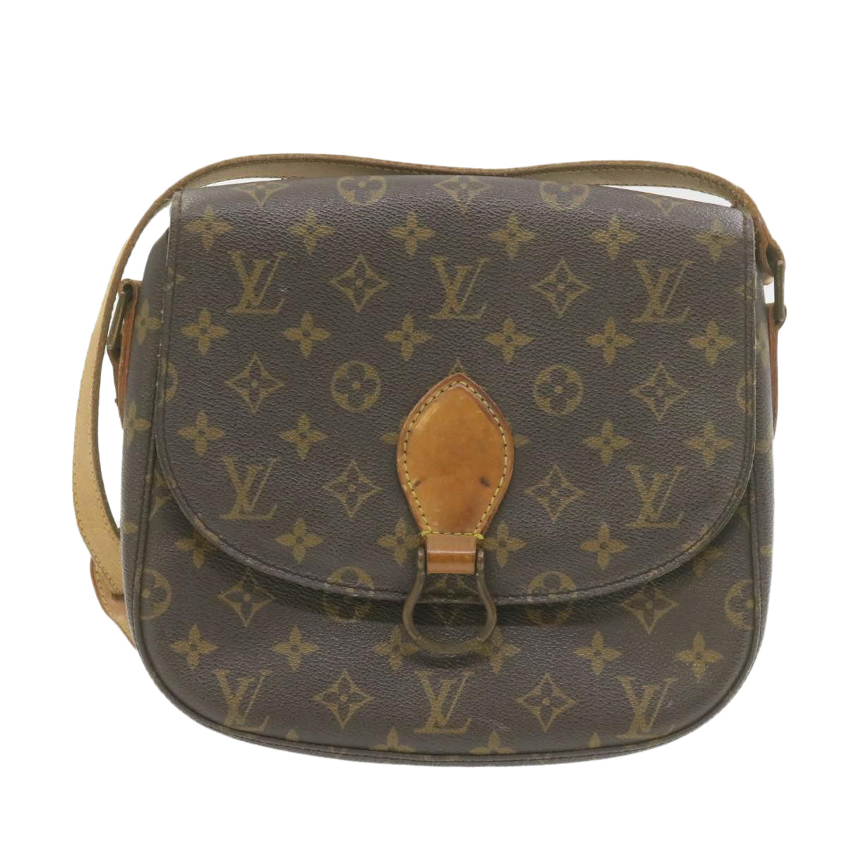LOUIS VUITTON Monogram Saint Cloud GM Shoulder Bag M51242 LV Auth yk1229