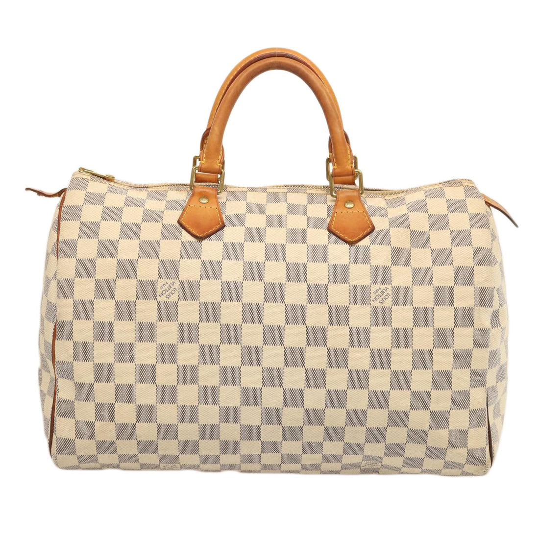 LOUIS VUITTON Damier Azur Speedy 35 Hand Bag N41535 LV Auth yk12515