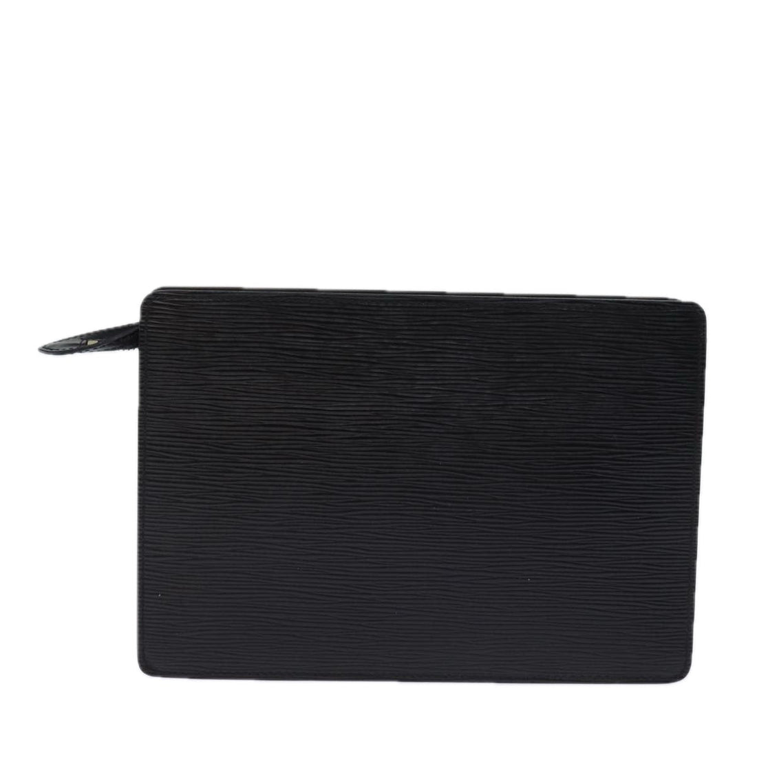 LOUIS VUITTON Epi Pochette Homme Clutch Bag Black M52522 LV Auth yk12640