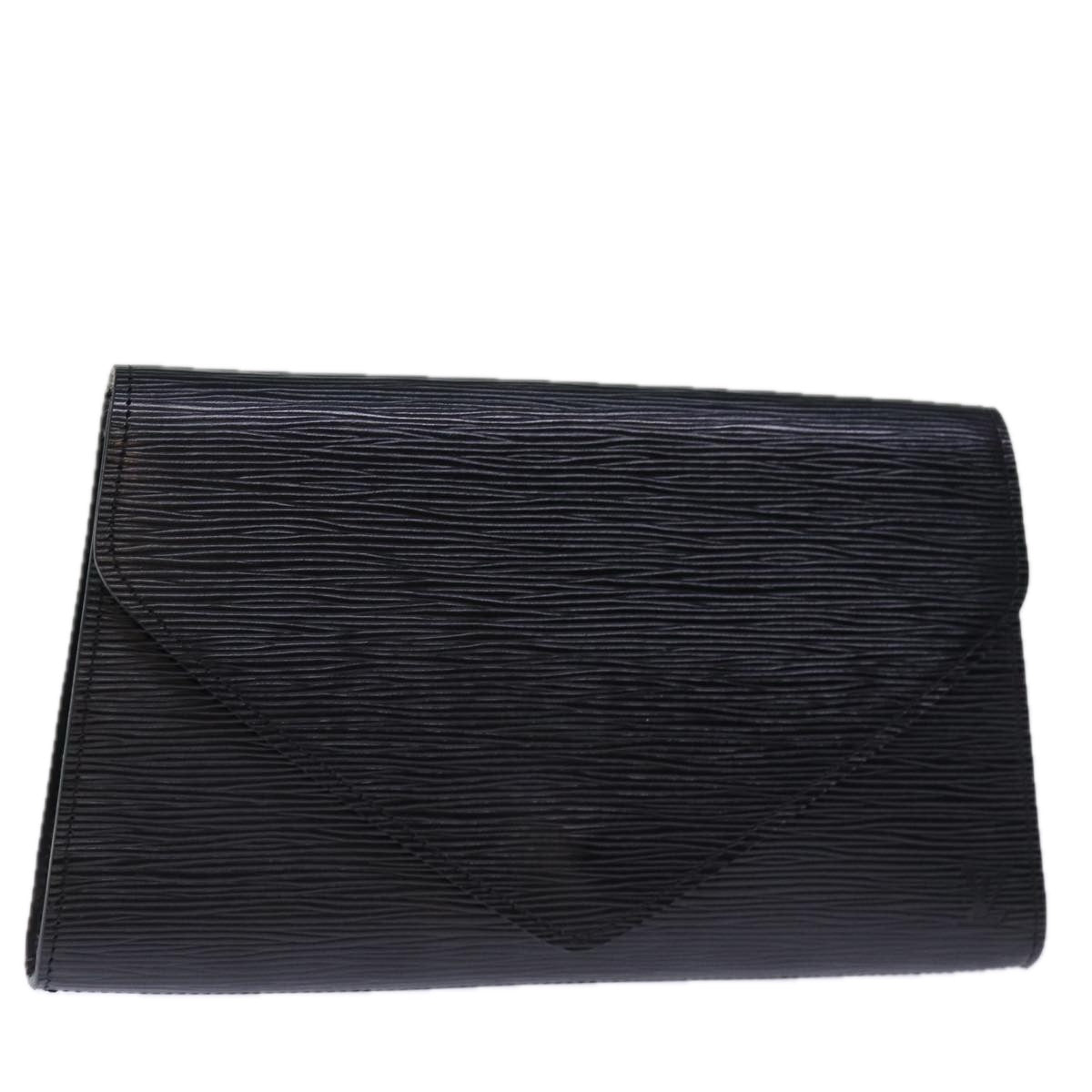 LOUIS VUITTON Epi Art Deco Clutch Bag Black M52632 LV Auth yk12642