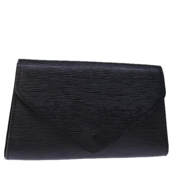 LOUIS VUITTON Epi Art Deco Clutch Bag Black M52632 LV Auth yk12642