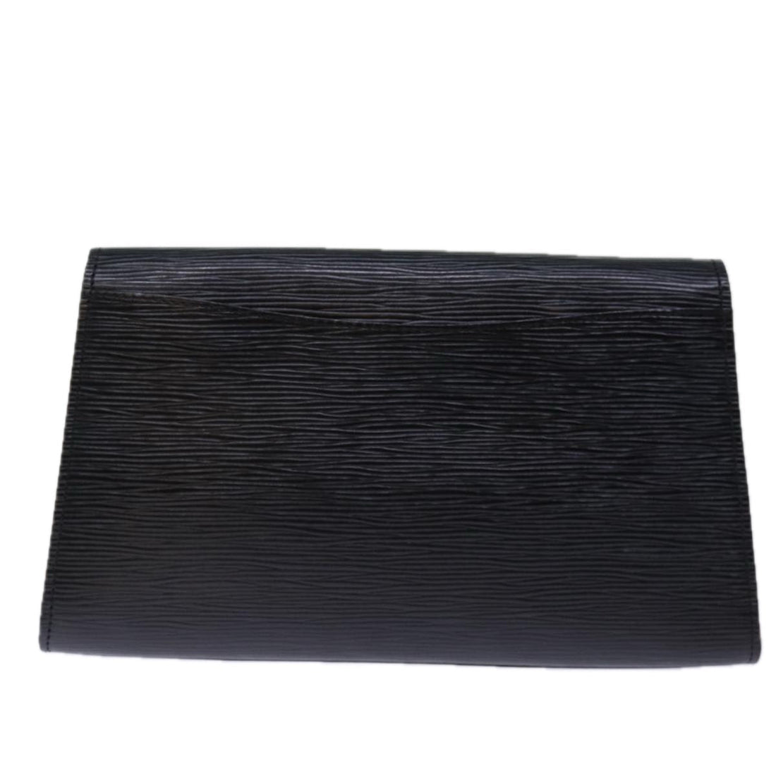LOUIS VUITTON Epi Art Deco Clutch Bag Black M52632 LV Auth yk12642
