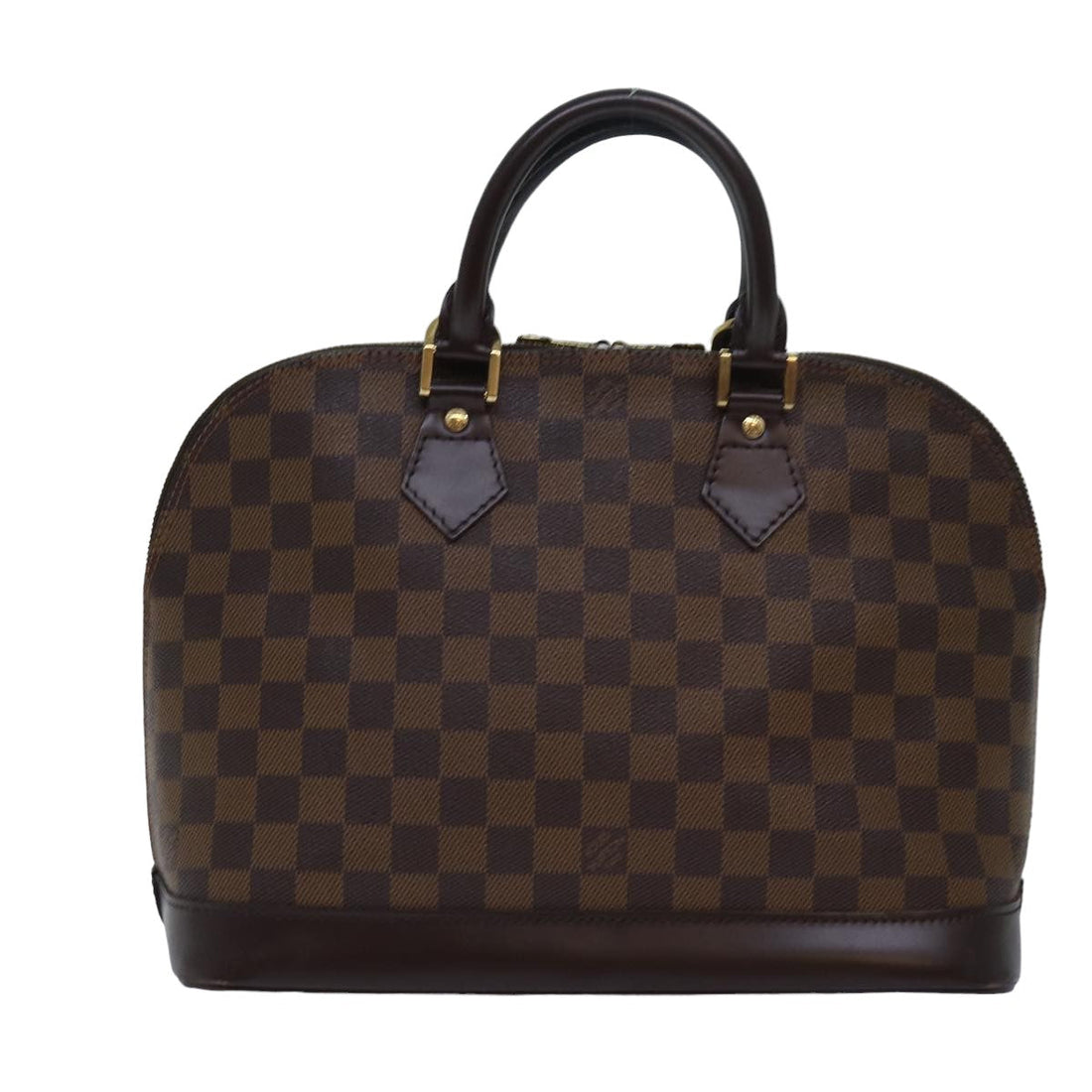 LOUIS VUITTON Damier Ebene Alma Hand Bag N51131 LV Auth yk13110