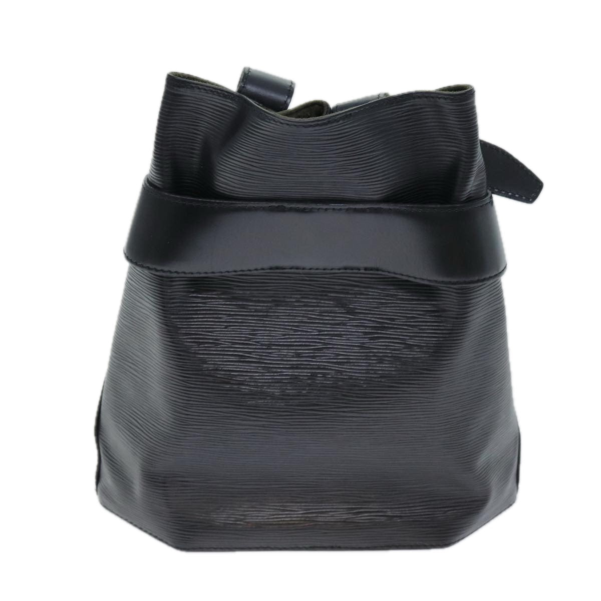 LOUIS VUITTON Epi Sac Depaule PM Shoulder Bag Black M80157 LV Auth yk13375