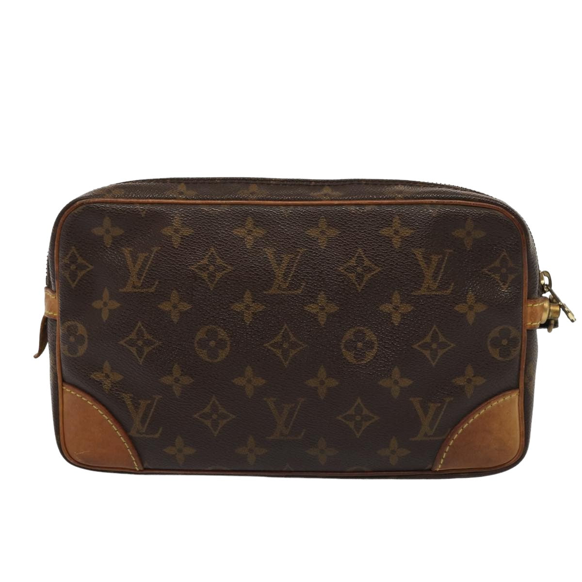 LOUIS VUITTON Monogram Marly Dragonne GM Clutch Bag M51825 LV Auth yk13485