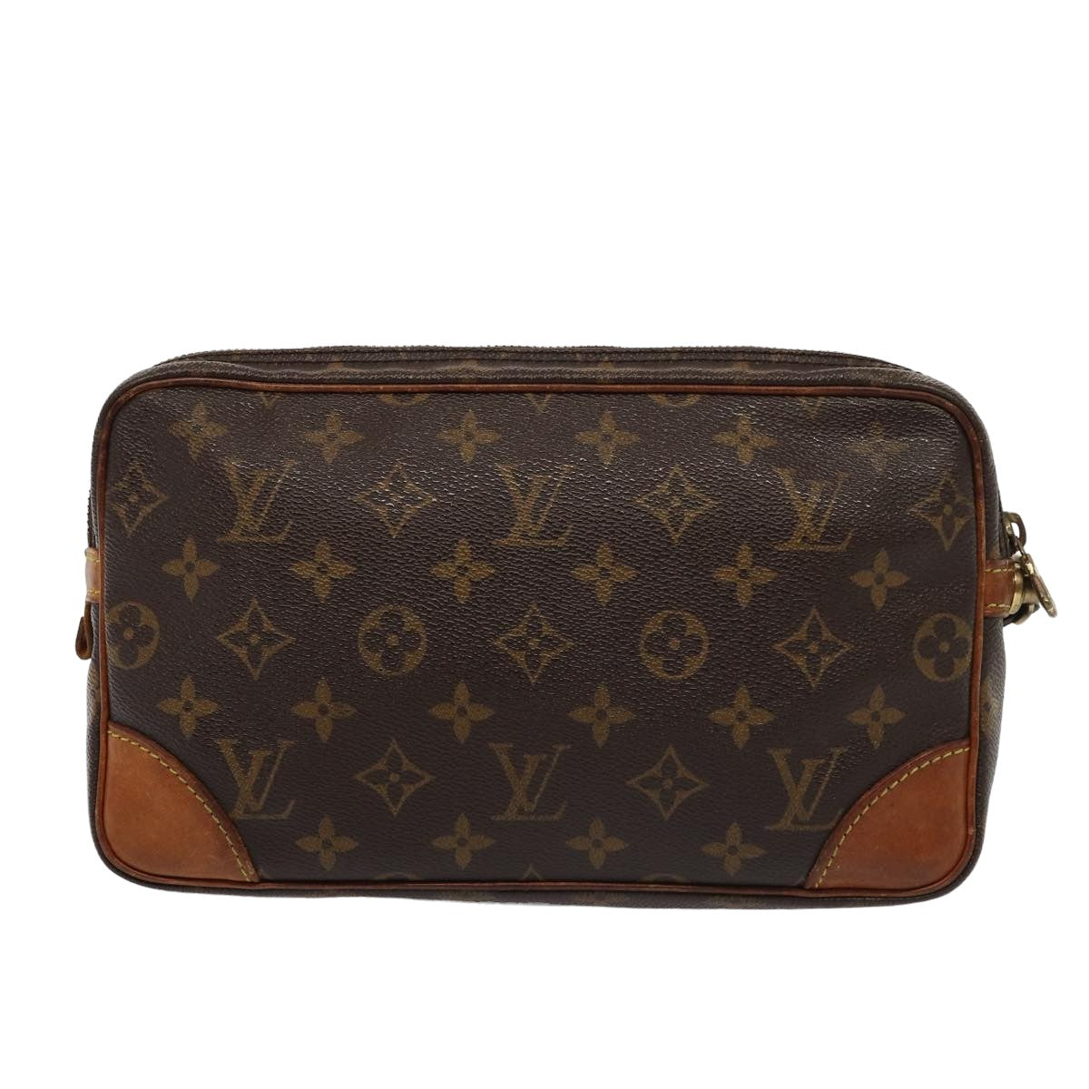 LOUIS VUITTON Monogram Marly Dragonne GM Clutch Bag M51825 LV Auth yk13486
