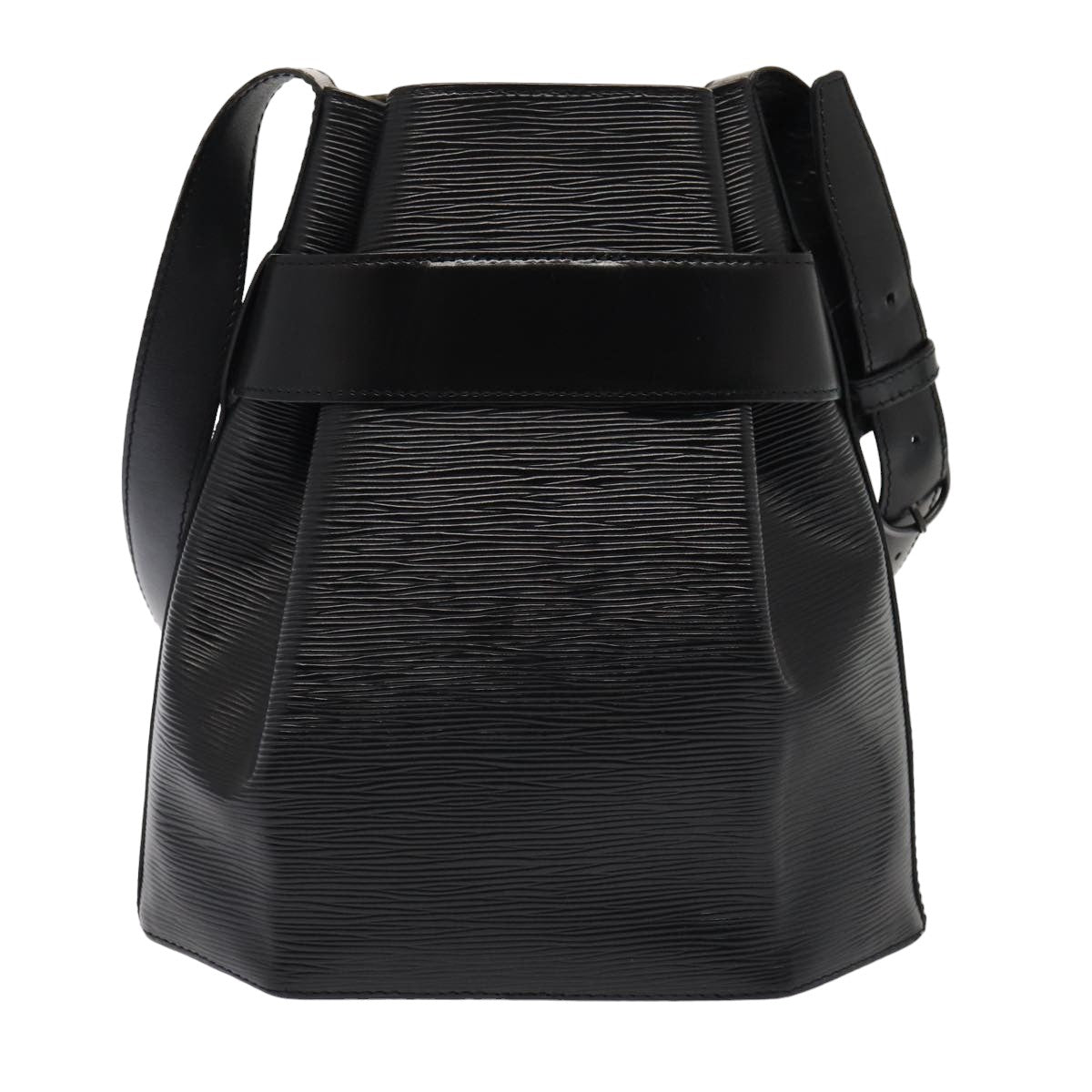LOUIS VUITTON Epi Sac Depaule PM Shoulder Bag Black M80157 LV Auth yk13502