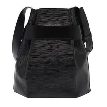 LOUIS VUITTON Epi Sac Depaule PM Shoulder Bag Black M80157 LV Auth yk13502
